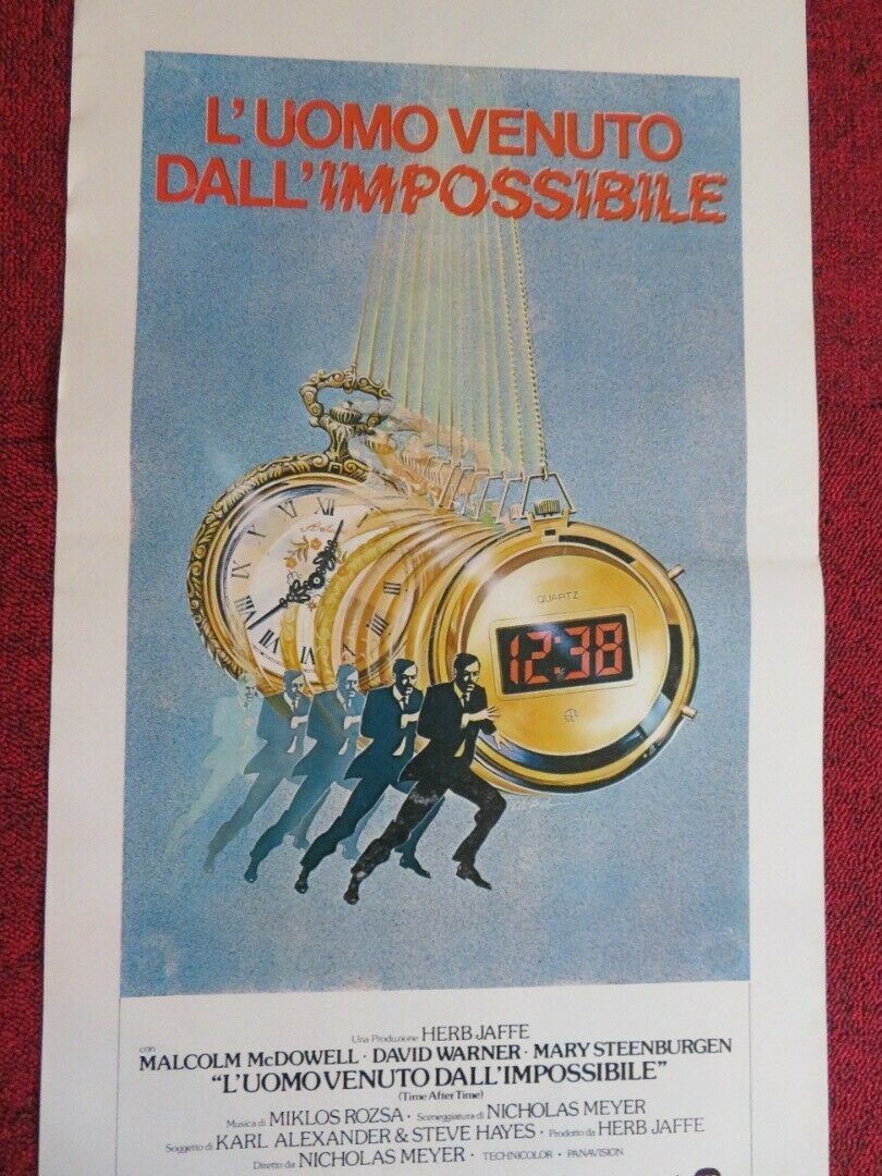 L'UOMO VENUTO DALL'IMPOSSIBILE ITALIAN LOCANDINA (27.5"x13") POSTER 1979