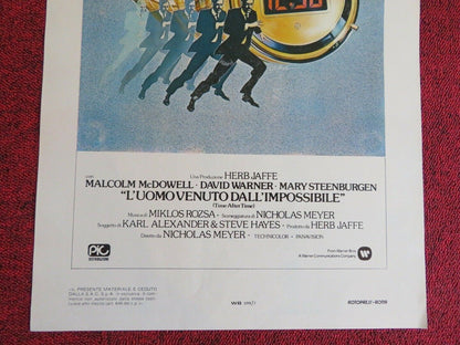 L'UOMO VENUTO DALL'IMPOSSIBILE ITALIAN LOCANDINA (27.5"x13") POSTER 1979