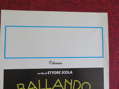 BALLANDO BALLANDO / Le Bal ITALIAN LOCANDINA (27.5"x13") POSTER 1983