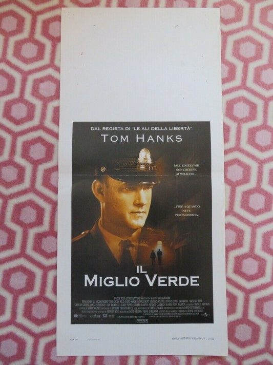 THE GREEN MILE  ITALIAN LOCANDINA (27.5"x13") POSTER TOM HANKS 2000