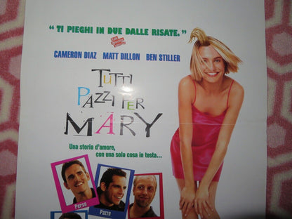 SOMETHING ABOUT MARY ITALIAN LOCANDINA (27.5"x13") POSTER CAMERON DIAZ 1998