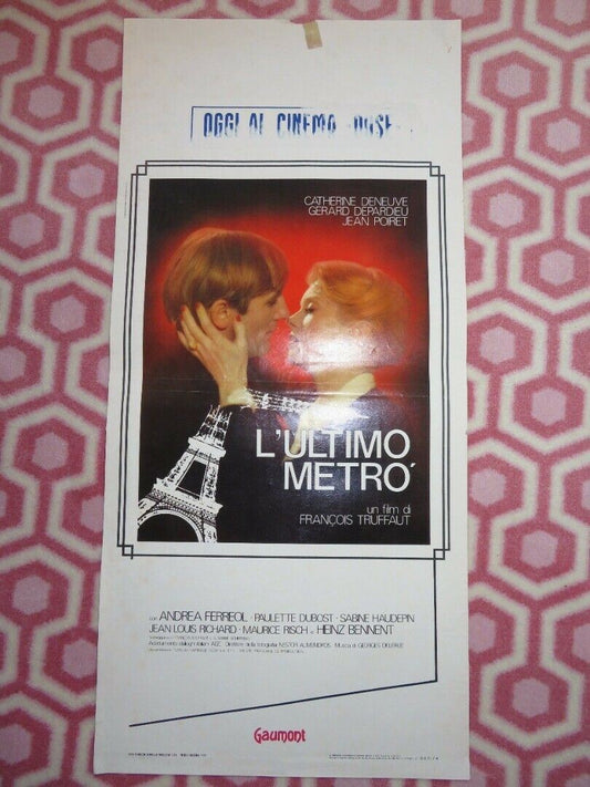 L'ULTIMO METRO / The Last Metro ITALIAN LOCANDINA (27.5"x13") POSTER 1981