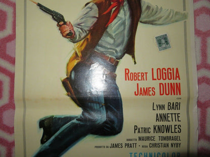 LA LEGGE DELLA PISTOLA ITALIAN LOCANDINA (27.5"x13") POSTER DISNEY 1964