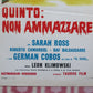 QUINTO: NON AMMAZZARE ITALIAN LOCANDINA (27.5"x13") POSTER SARAH ROSS 1968