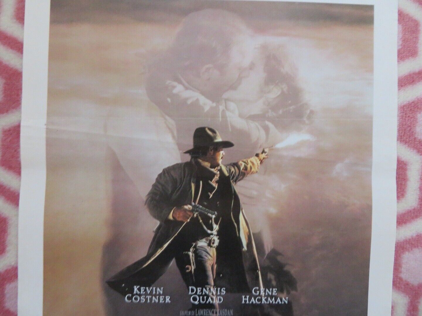 WYATT EARP  ITALIAN LOCANDINA (27.5"x13") POSTER COSTNER QUAID 1994