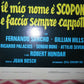 IL MIO NOME E SCOPONE E FACCIO... ITALIAN LOCANDINA (27.5"x13") POSTER 1975