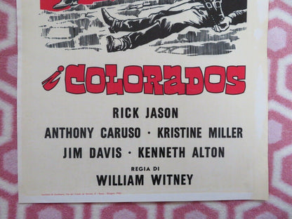 I COLORADOS ITALIAN LOCANDINA (27.5"x13.5") POSTER RICK JASON 1965