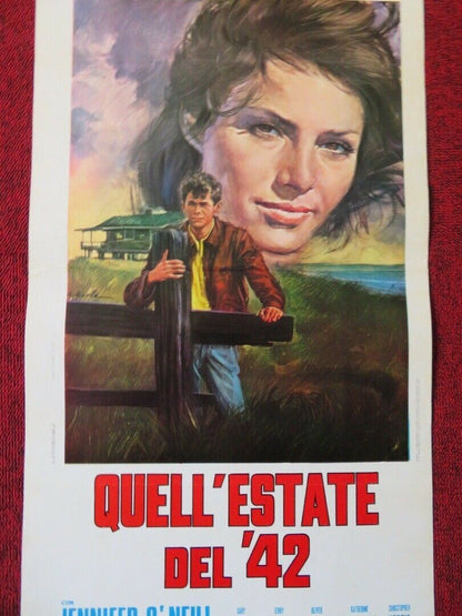 QUELL'ESTATE DEL '42 / Summer of '42 ITALIAN LOCANDINA (27.5"x13") POSTER 1971