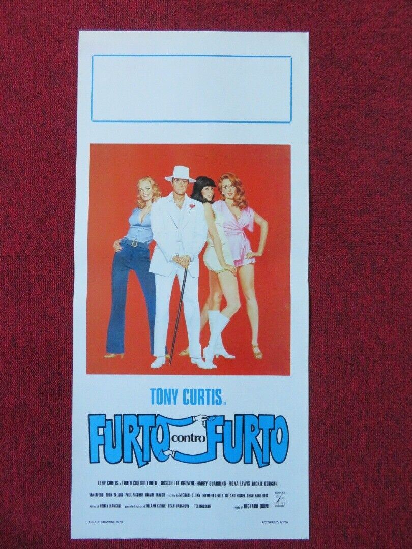 FURTO CONTRO FURTO/ THEFT AGAINST THEFT ITALIAN LOCANDINA (27.5"x13") POSTER '79