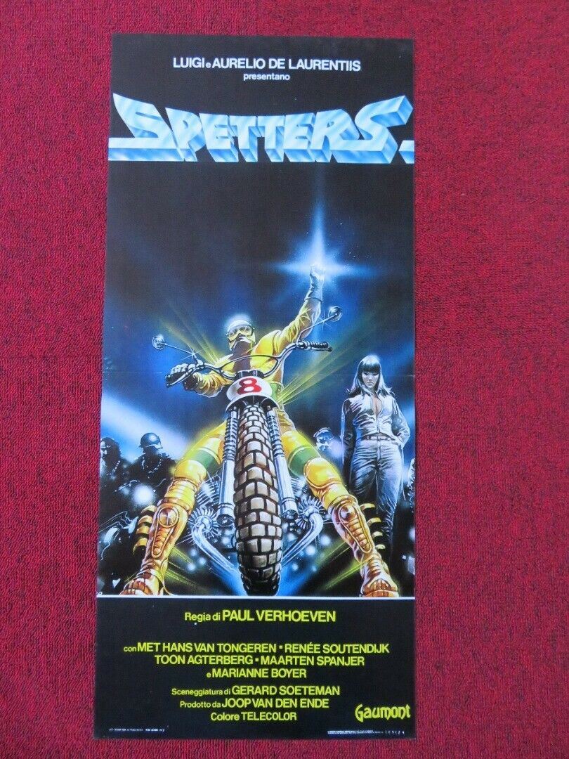 SPETTERS  ITALIAN LOCANDINA (27.5"x12.5") POSTER PAU VERHOEVEN 1982