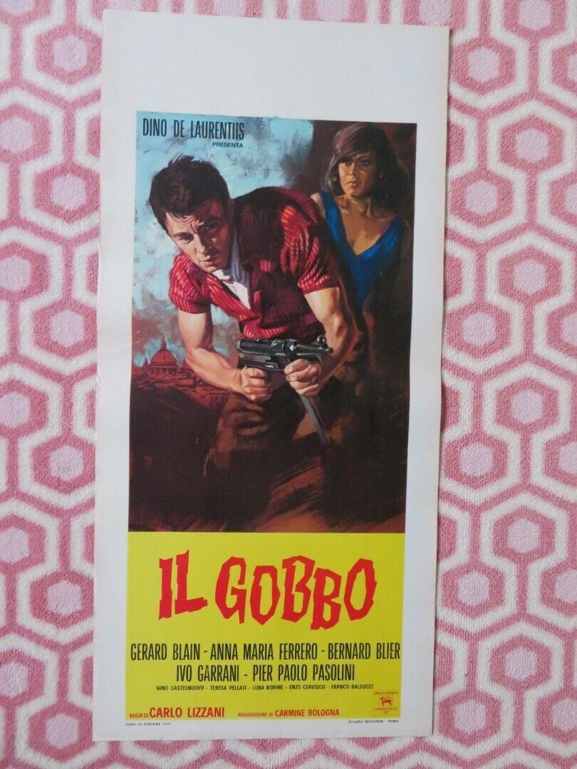 IL GOBBO / The Hunchback ITALIAN LOCANDINA (27.5"x13") POSTER GERARD BLAIN 1970