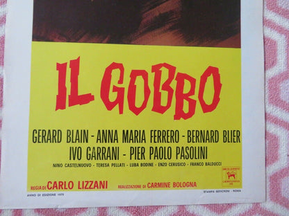 IL GOBBO / The Hunchback ITALIAN LOCANDINA (27.5"x13") POSTER GERARD BLAIN 1970