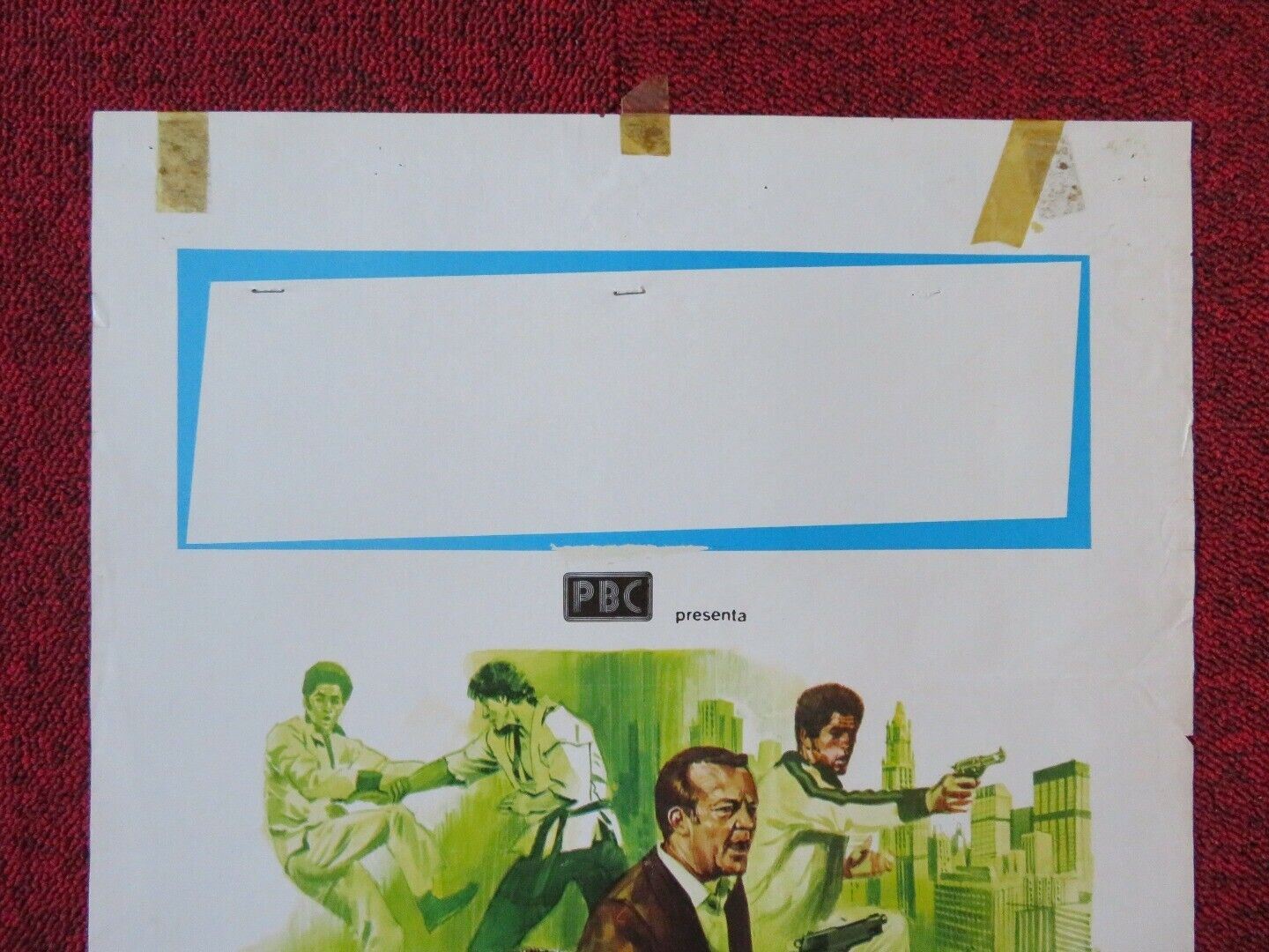 GLI AMICI DEL DRAGO ITALIAN LOCANDINA (27.5"x13") POSTER 1978