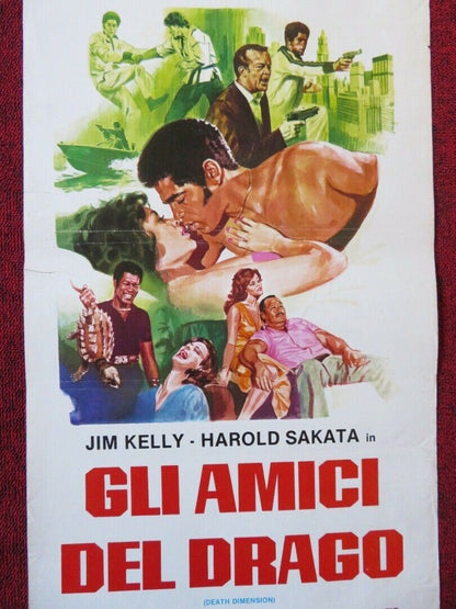 GLI AMICI DEL DRAGO ITALIAN LOCANDINA (27.5"x13") POSTER 1978