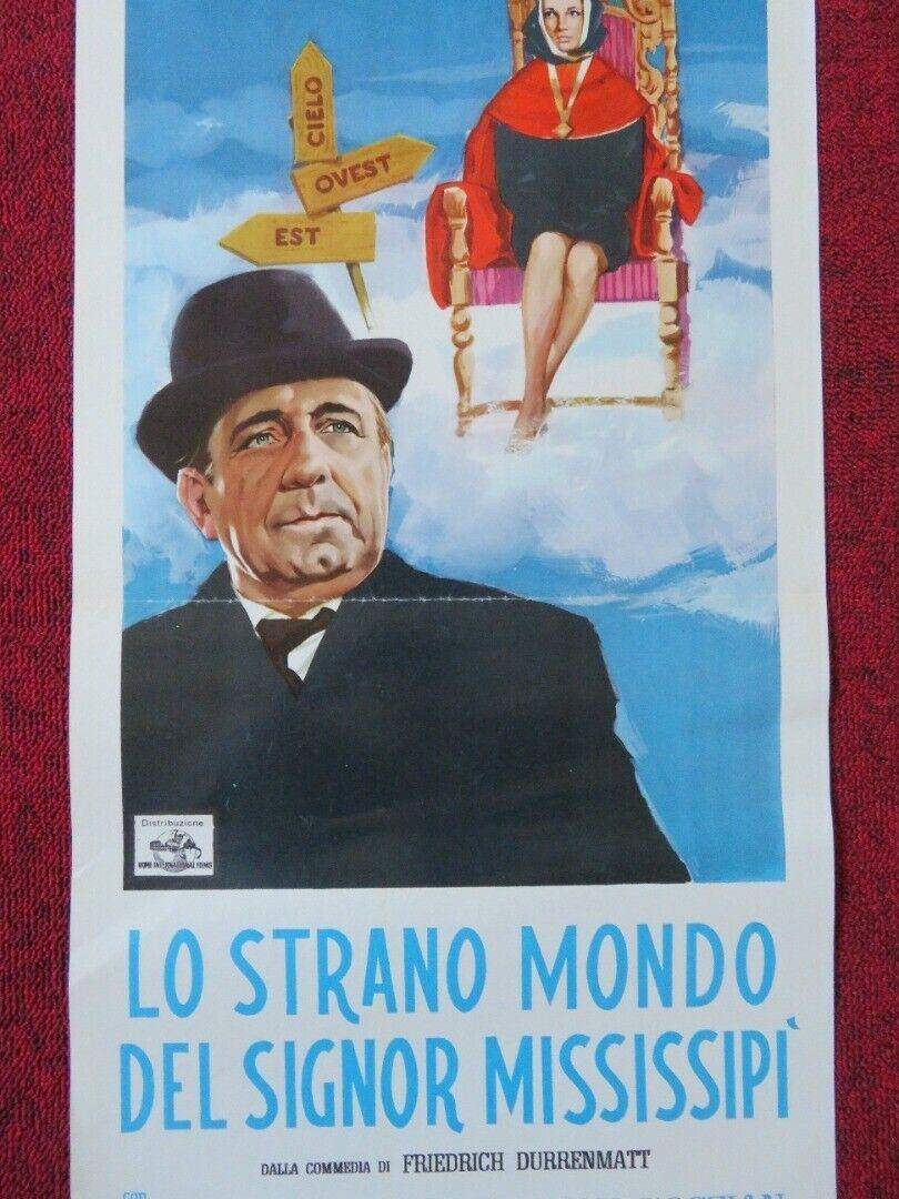 LO STRANO MONDO DEL SIGNOR MISSISSIPI ITALIAN LOCANDINA (27.5"x12") POSTER 1962