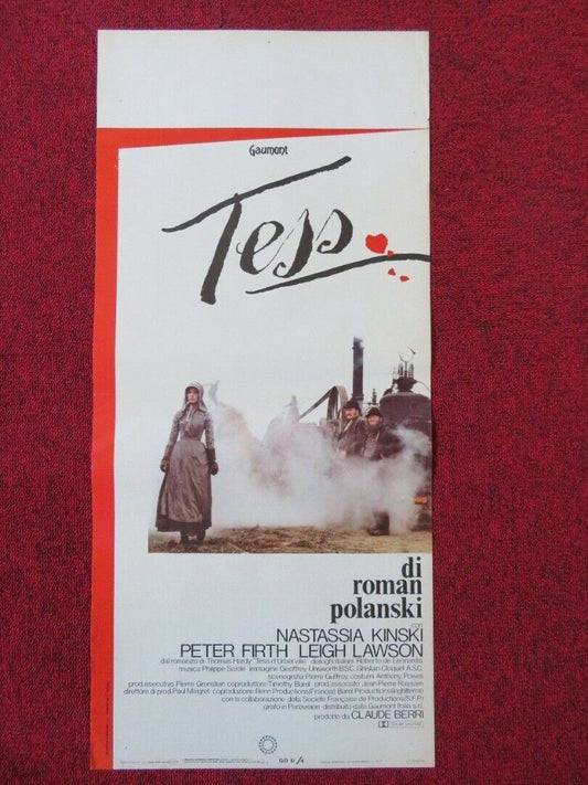 TESS ITALIAN LOCANDINA (27.5"x12.5") POSTER NASTASSIA KINSKI ROMAN POLANSKI 1979