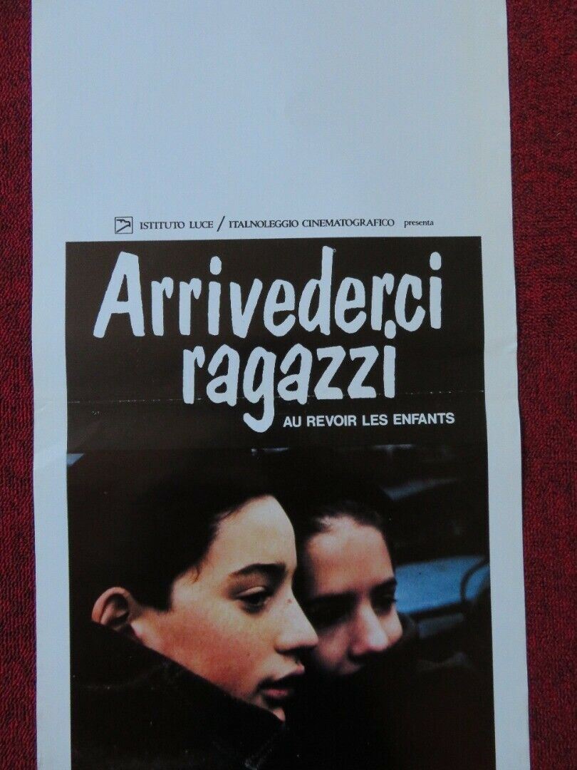 ARRIVEDERCI RAGAZZI  ITALIAN LOCANDINA (27.5"x13") POSTER LOUIS MALLE 1987