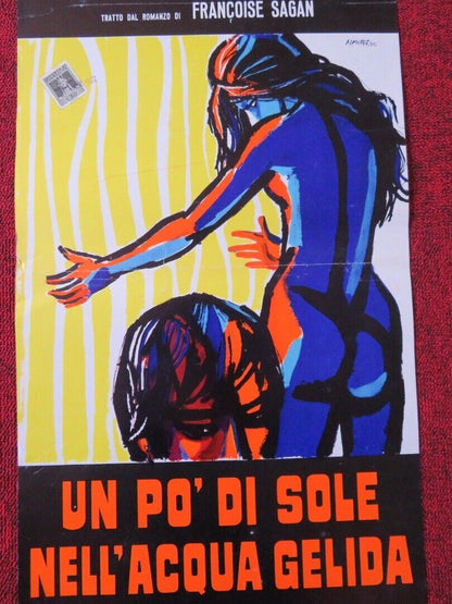 UN PO' DI SOLE NELL' ACQUA GELIDA  ITALIAN LOCANDINA (27.5"x12") POSTER 1971