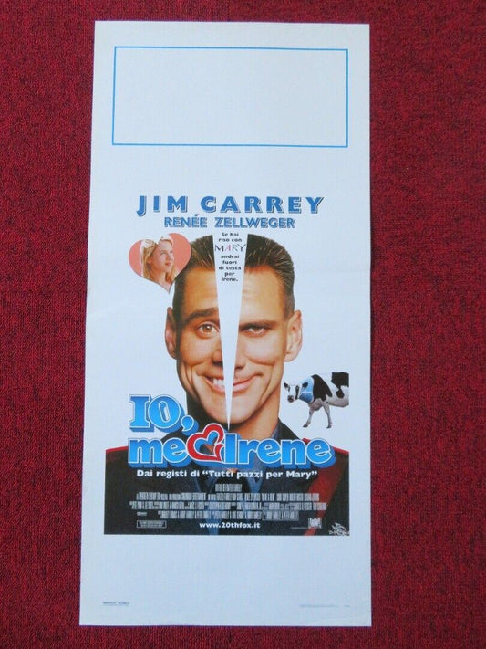 ME,  MYSELF & IRENE  ITALIAN LOCANDINA (27.5"x13") POSTER JIM CARREY 2000