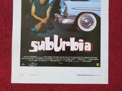 SUBURBIA ITALIAN LOCANDINA (27.5"x13") POSTER JAYCE BARTOK 1997