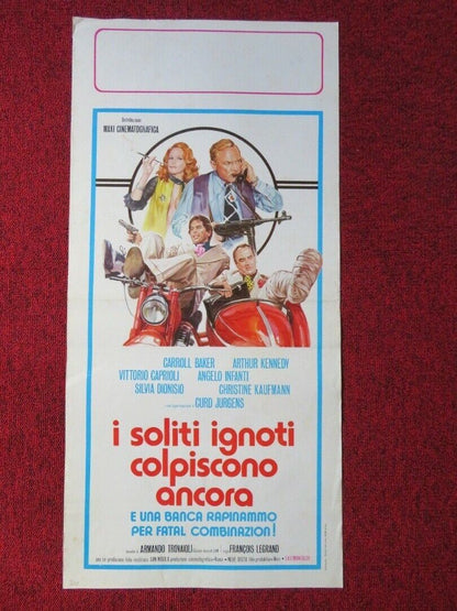 I SOLITI IGNOTI COLPISCONO ANCORA  ITALIAN LOCANDINA (27.5"x13.5") POSTER 1976