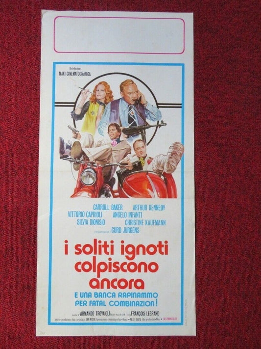 I SOLITI IGNOTI COLPISCONO ANCORA  ITALIAN LOCANDINA (27.5"x13.5") POSTER 1976