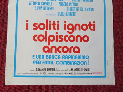 I SOLITI IGNOTI COLPISCONO ANCORA  ITALIAN LOCANDINA (27.5"x13.5") POSTER 1976