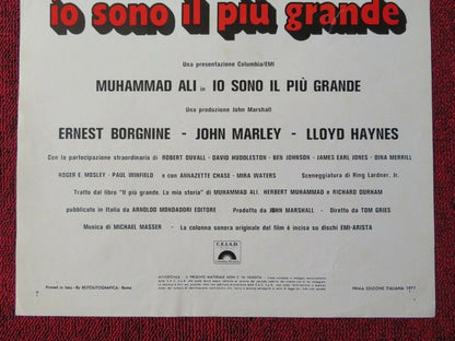 The Greatest ITALIAN LOCANDINA (27.5"x13") POSTER MUHAMMAD ALI 1977