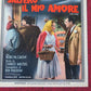 SALVERO IL MIO AMORE/ TWO LOVES  ITALIAN LOCANDINA (28"x13") POSTER 1961