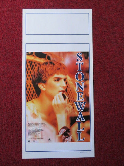 STONEWALL ITALIAN LOCANDINA (27.5"x13") POSTER GUILLERMO DIAZ 1996