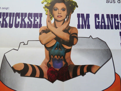 KUCKUCKSEI IM GANGSTER NEST GERMAN A1 ROLLED POSTER HERBERT FUX R,BASEDOW 1969