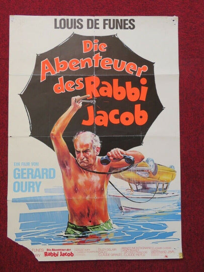 DIE ADVENTEUER DES RABBI JACOB GERMAN A1 ROLLED POSTER LOUIS DE FUNÈS