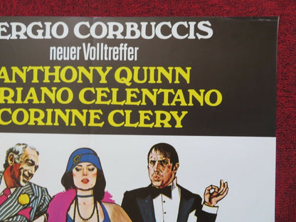 BLUFF / The Con Artists GERMAN A1 ROLLED POSTER ANTHONY QUINN 1976