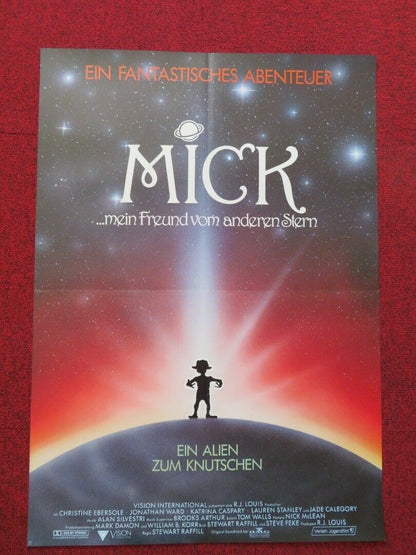 MICK / Mac and Me GERMAN A1 ROLLED POSTER CHRISTINE EBERSOLE 1988