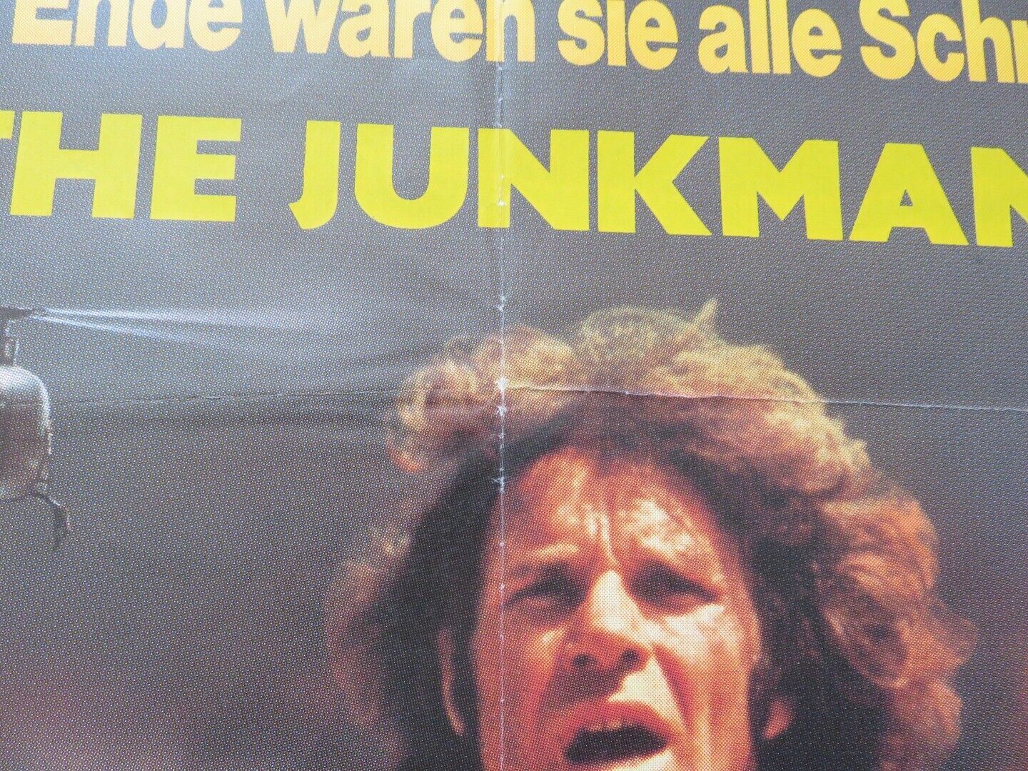 THE JUNKMAN GERMAN A1 ROLLED POSTER H.B. HALICKI 1982