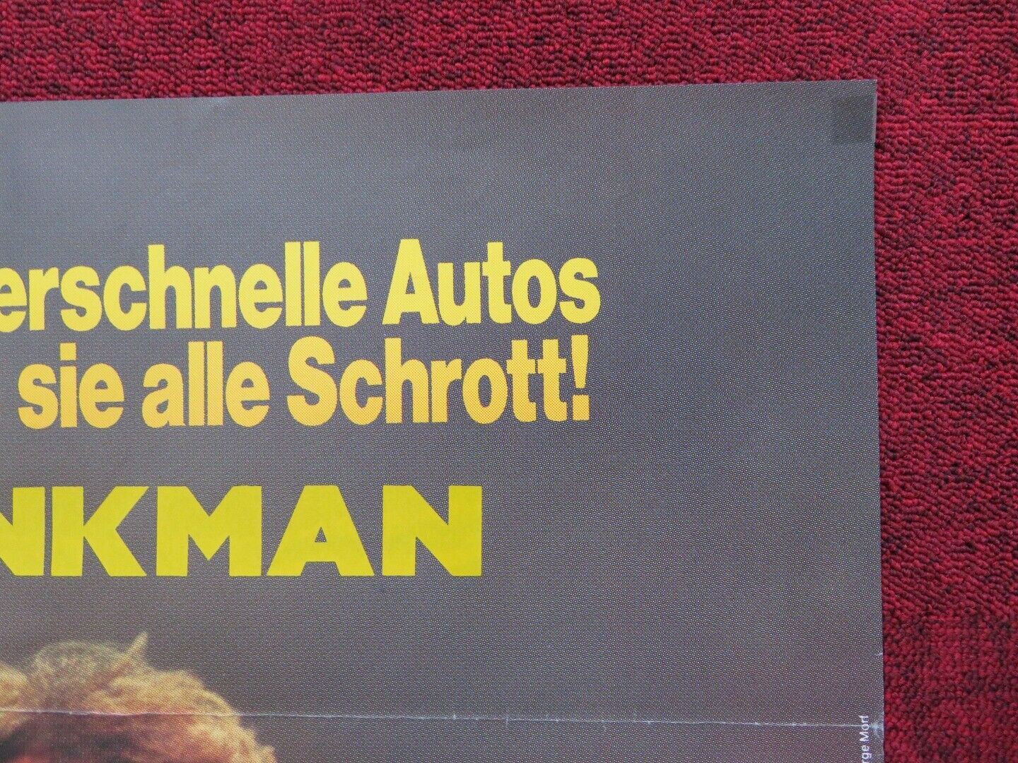 THE JUNKMAN GERMAN A1 ROLLED POSTER H.B. HALICKI 1982