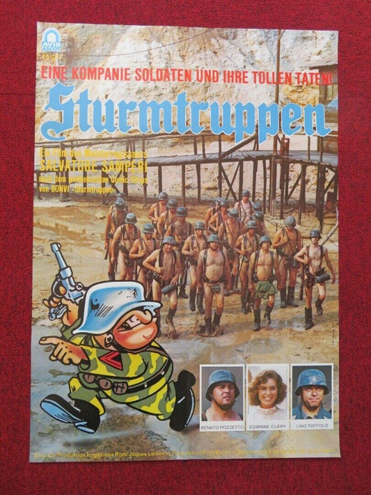 STURMTRUPPEN / Stormtroopers GERMAN A1 ROLLED POSTER RENATO POZZETTO 1976