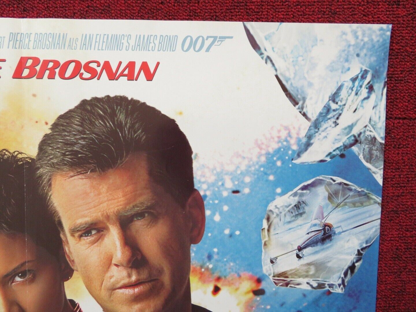 DIE ANOTHER DAY GERMAN A1 ROLLED POSTER  PIERCE BROSNAN HALLE BERRY 2002