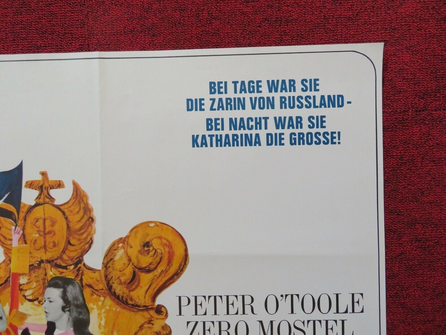 Die große Katharina / Great Catherine GERMAN A1 ROLLED POSTER PETER O'TOOLE 1968