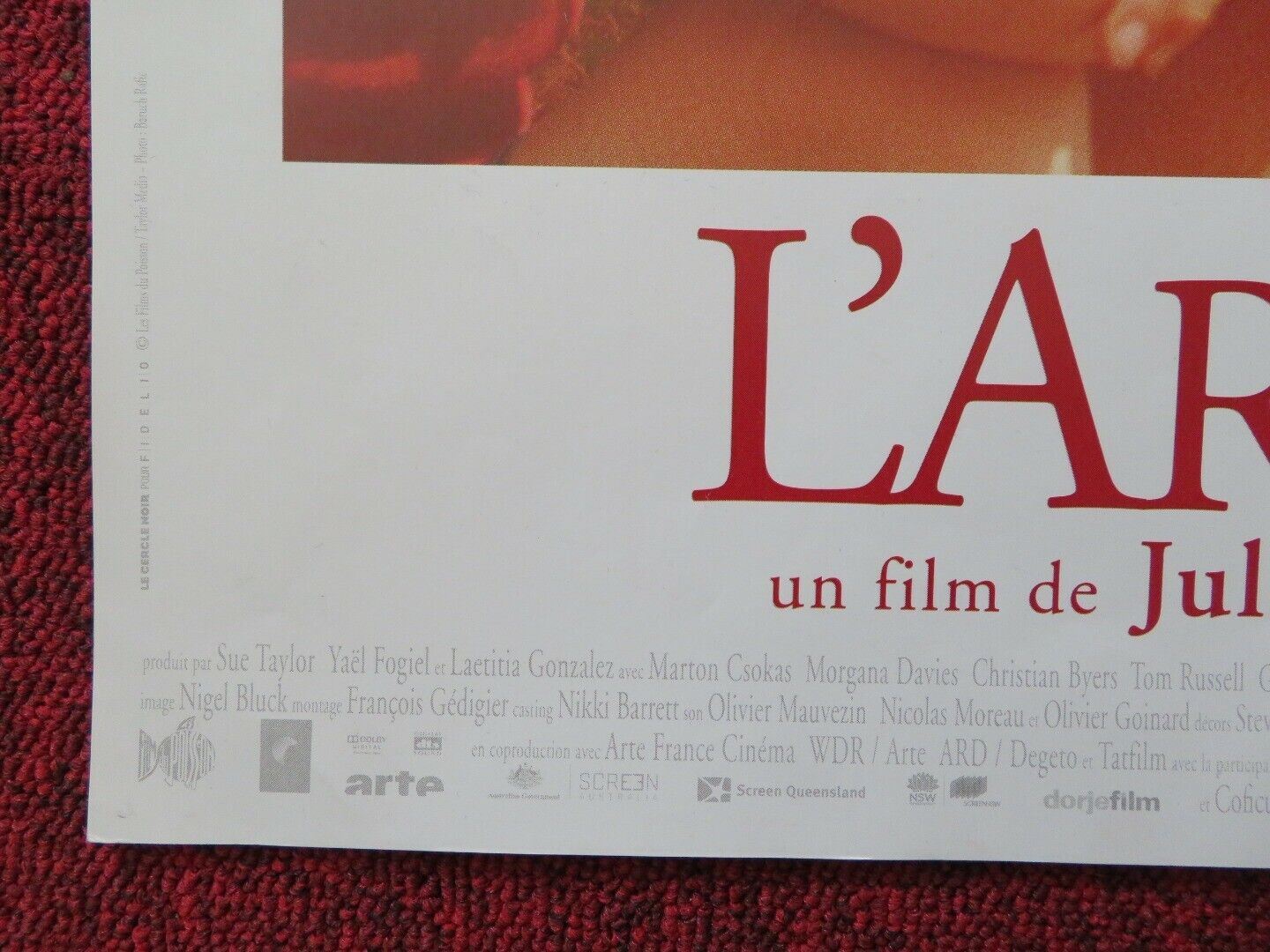 LARBRE/ The Tree FRENCH (15"x 21") POSTER CHARLOTTE GAINSBOURG 2010