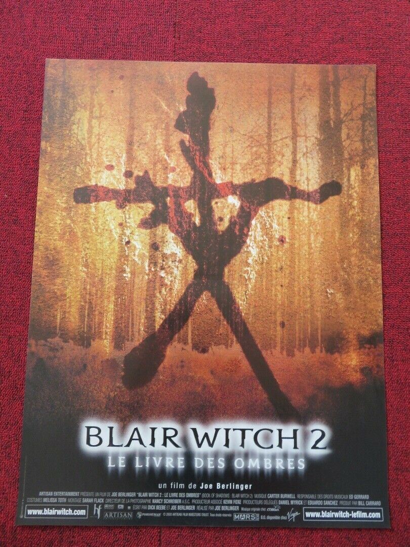 BLAIR WITCH 2 FRENCH (16"x 21") POSTER KURT LODER 2000