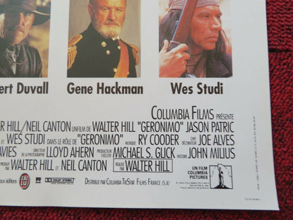 GERONIMO FRENCH (16"x 21") POSTER GENE HACKMAN 1993