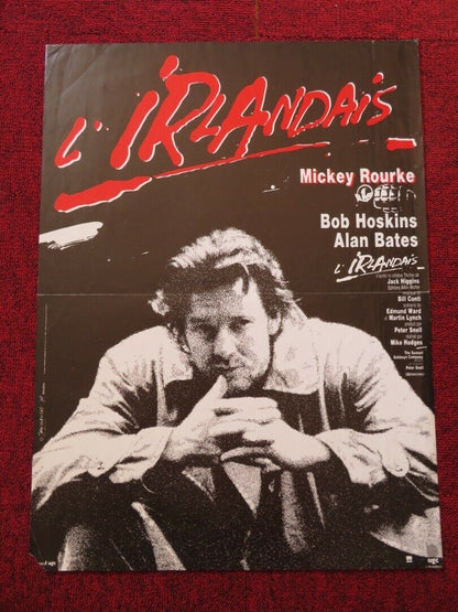 LIRLANDAIS/ A Prayer for the Dying FRENCH (15"x 21") POSTER MICKEY ROURKE 1987