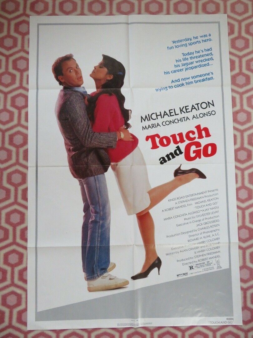 TOUCH AND GO FOLDED US ONE SHEET POSTER MICHAEL KEATON 1986