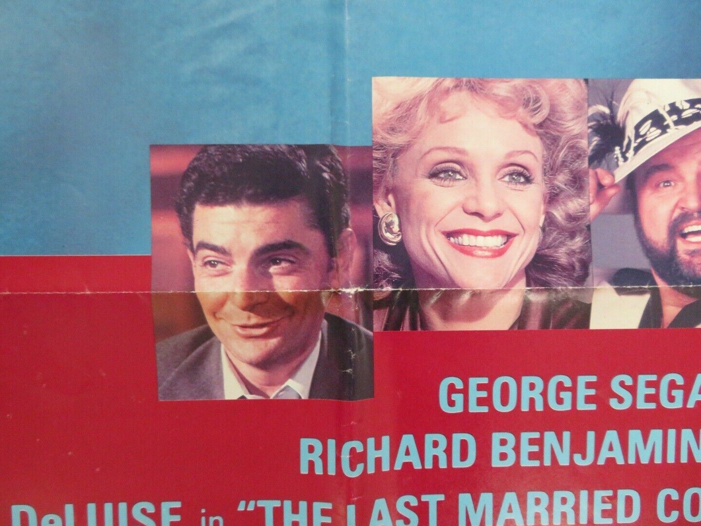 THE LAST MARRIED COUPLE IN AMERICA FOLDED US ONE SHEET POSTER GEORGE SEGAL 1980