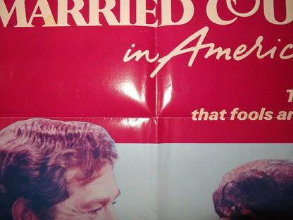 THE LAST MARRIED COUPLE IN AMERICA FOLDED US ONE SHEET POSTER GEORGE SEGAL 1980