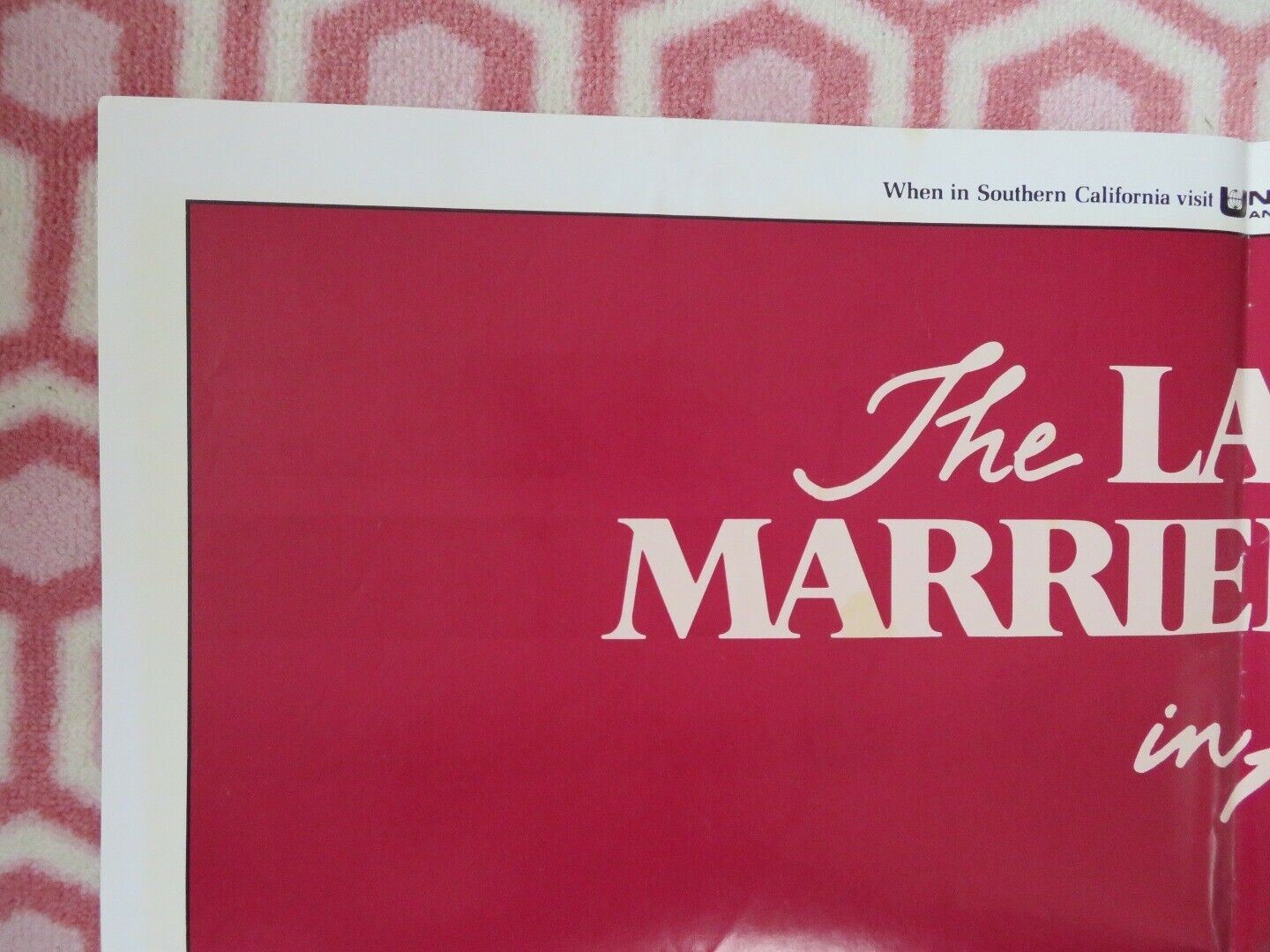 THE LAST MARRIED COUPLE IN AMERICA FOLDED US ONE SHEET POSTER GEORGE SEGAL 1980