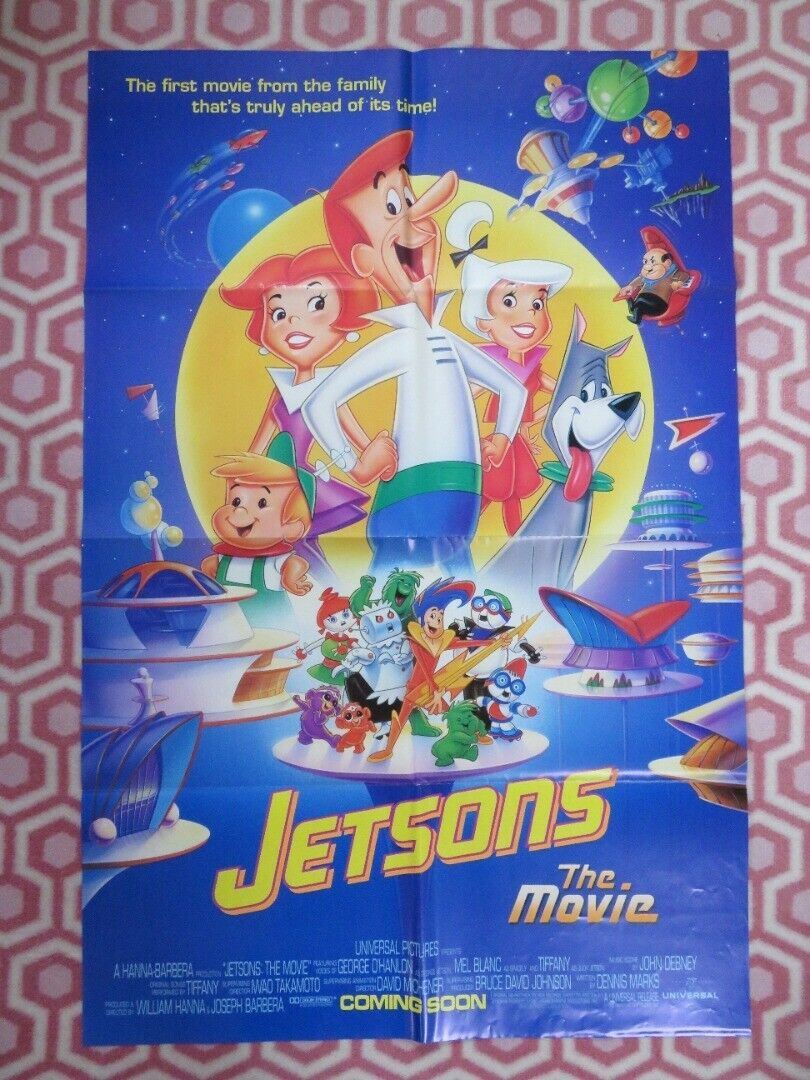 JETSONS THE MOVIE FOLDED US ONE SHEET POSTER HANNA BARBERA 1990