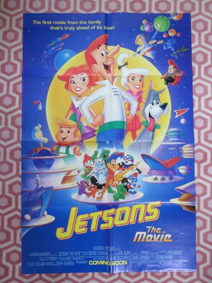 JETSONS THE MOVIE FOLDED US ONE SHEET POSTER HANNA BARBERA 1990