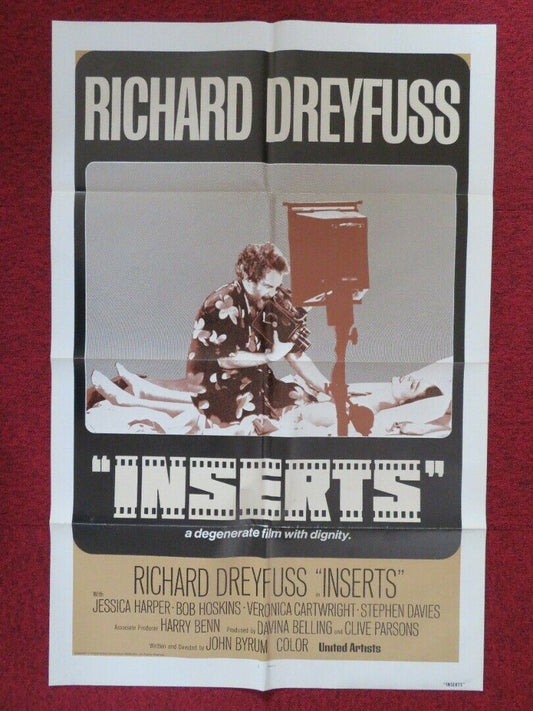 INSERTS FOLDED US ONE SHEET POSTER RICHARD DREYFUSS  BOB HOSKINS 1975